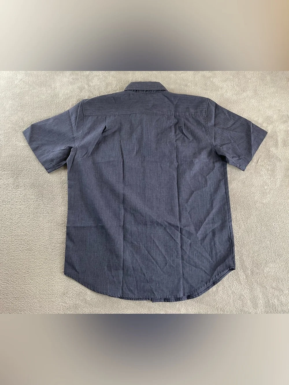 Lot Of 2 Outdoor Shirts Orvis Merrell Blue Short Sleeve Button Mens M / L